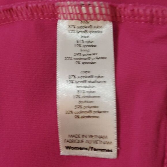 Lucy Powermax Fuchsia / Gray Mesh Racerback Workout Tank Top Size Large - Picture 8 of 10